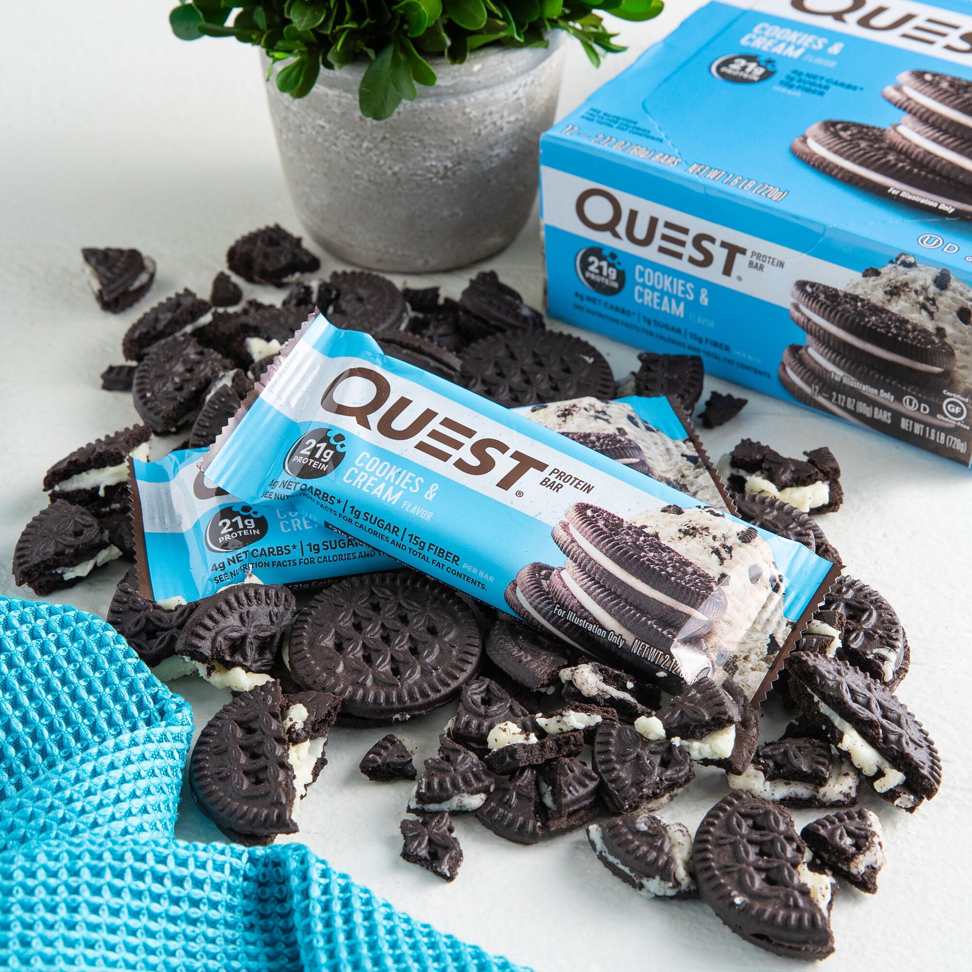 Protein Bar - Cookies &amp; Cream Cookies and Cream | GNC